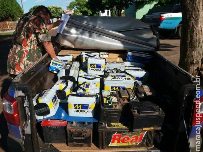 Empresa leva multa por transportar baterias de forma irregular Empresa leva multa por transportar baterias de forma irregular