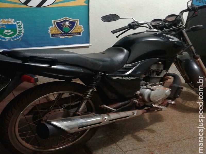 Maracaju: PM recupera motocicleta furtada em Rio Brilhante e autores são presos em flagrante logo após o furto