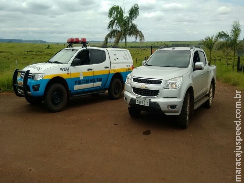 Maracaju: PRE BOP Vista Alegre recupera caminhonete produto de roubo no Mato Grosso  