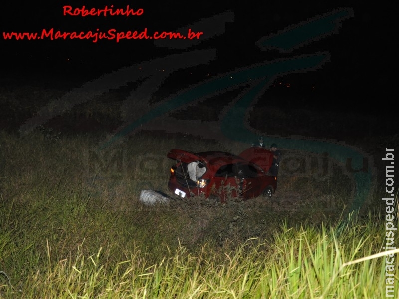 Maracaju: Veículo sofre capotamento no minianel rodoviário na noite de ontem Maracaju: Veículo sofre capotamento no minianel rodoviário na noite de ontem