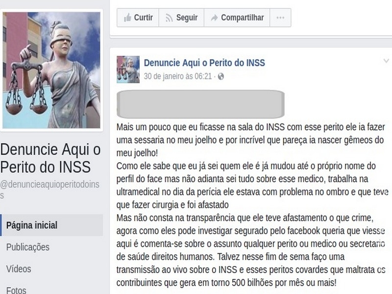 Pedreiro da Capital tem mais de 46 mil curtidas em página que denuncia peritos do INSS Pedreiro da Capital tem mais de 46 mil curtidas em página que denuncia peritos do INSS