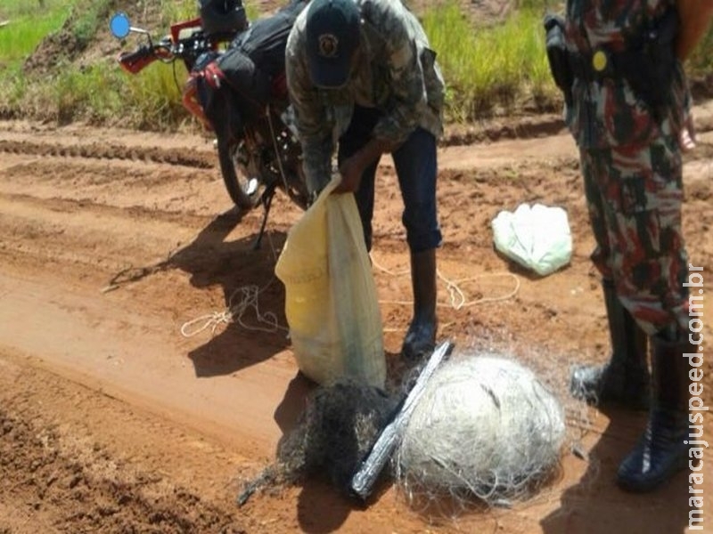 PMA prende pescadores com petrechos proibidos