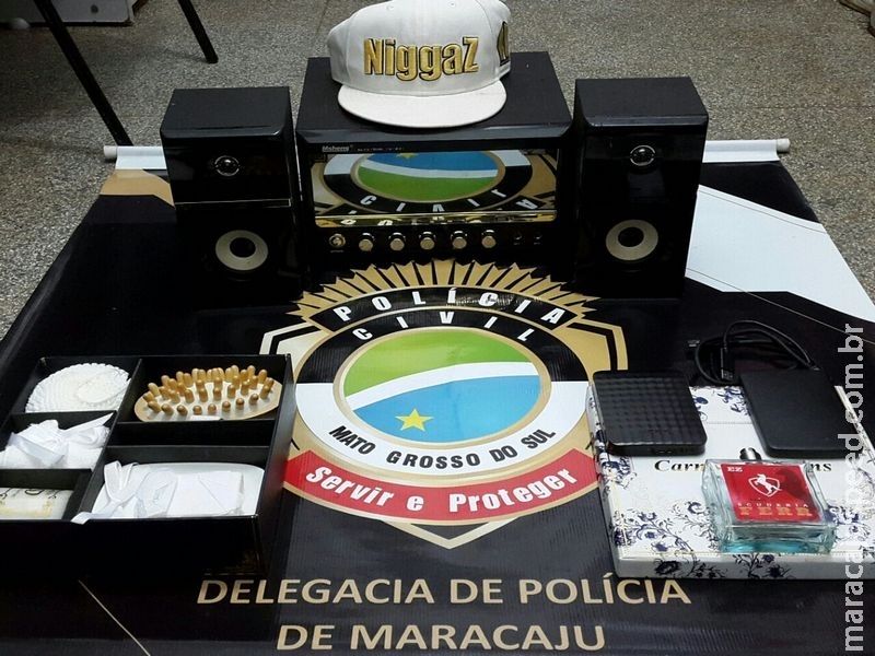 Polícia Civil de Maracaju recupera produtos de furto Polícia Civil de Maracaju recupera produtos de furto