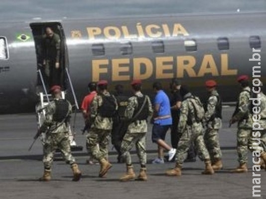 Preso na fronteira com MS, bandido é isolado em penitenciária federal