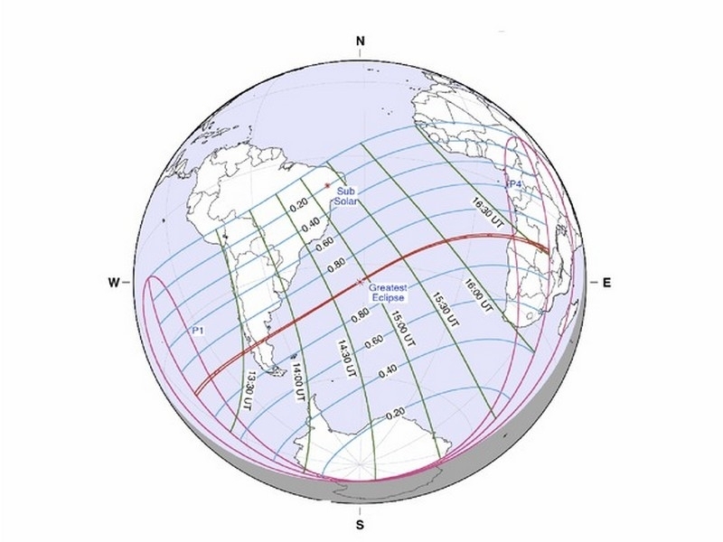  Saiba os detalhes do primeiro eclipse solar de 2017