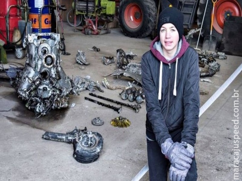 Garoto de 14 anos descobre destroços de avião da Segunda Guerra Mundial Garoto de 14 anos descobre destroços de avião da Segunda Guerra Mundial
