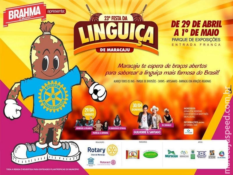 Maracaju: Lançamento oficial da 23ª Festa da Linguiça de Maracaju