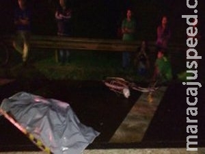 Mulher cai de bicicleta e morre atropelada na BR-163