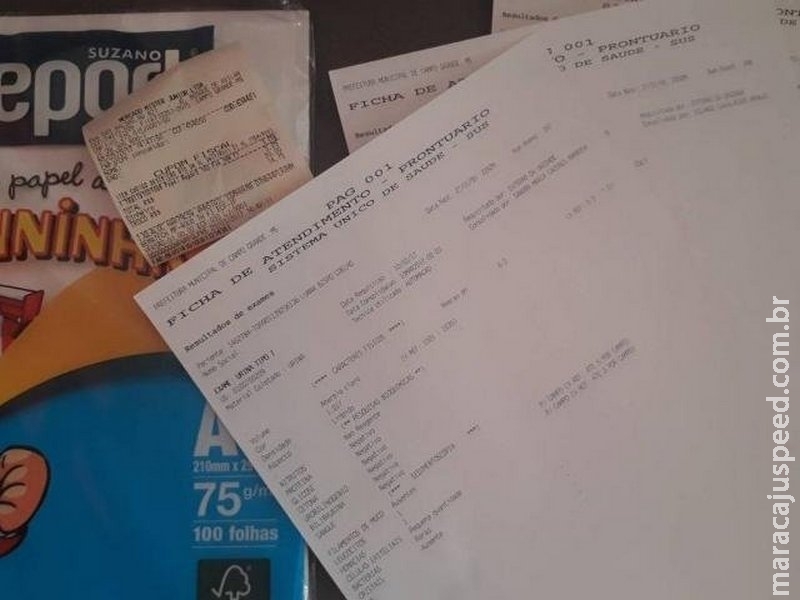 Pacientes têm de comprar até papel para imprimir resultados de exames Pacientes têm de comprar até papel para imprimir resultados de exames