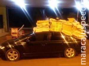 PRF apreende 449 kg de maconha e prende trio de traficantes na BR-163 PRF apreende 449 kg de maconha e prende trio de traficantes na BR-163