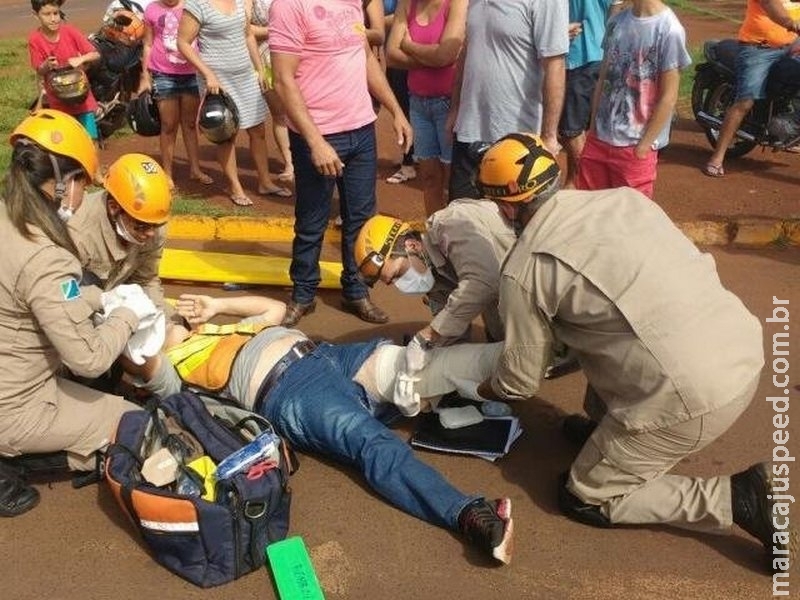 Na contramão, carro atropela mototaxista e PM ameaça repórter Na contramão, carro atropela mototaxista e PM ameaça repórter