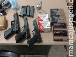 PRF intercepta meia tonelada de droga e armas que saíram de Dourados