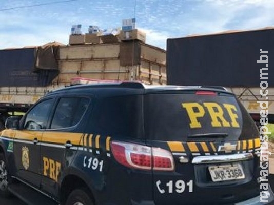 PRF prende reincidente com cigarros contrabandeados