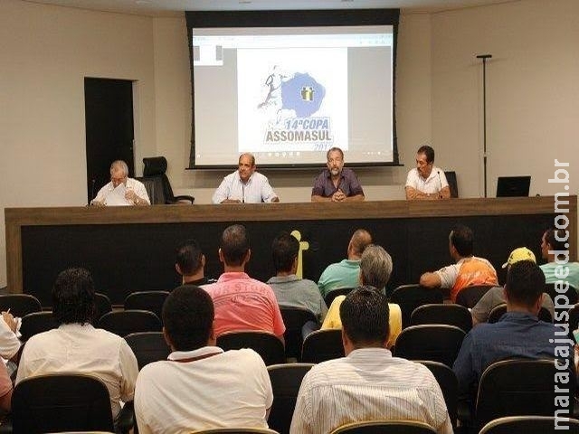 Sorteio marcará 1ª etapa da Copa Assomasul em Maracaju dia 28