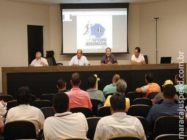 Sorteio marcará 1ª etapa da Copa Assomasul em Maracaju dia 28 Sorteio marcará 1ª etapa da Copa Assomasul em Maracaju dia 28