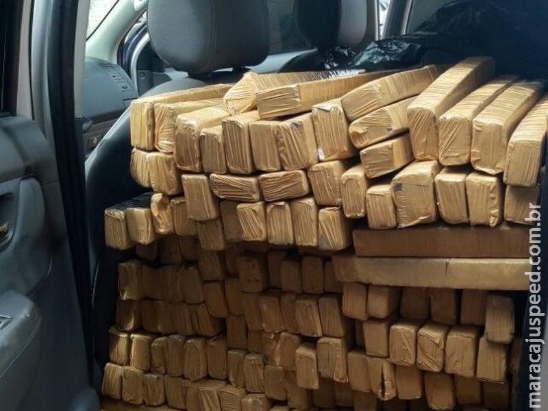 DOF apreende 1,5 tonelada de maconha em caminhonete abandonada
