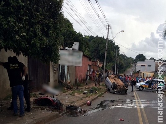 Duas pessoas morrem em acidente durante fuga de suspeitos de roubo a oficina