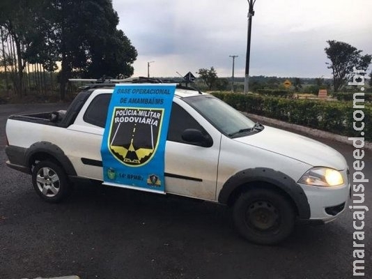 Homem em picape roubada tinha mandado em aberto por homicídio qualificado