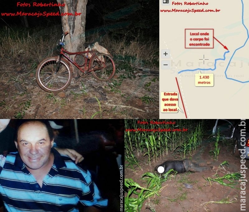 Maracaju: Corpo de Antônio Carlos de Souza Matos (50), conhecido também por “Robozinho” é encontrado em milharal Maracaju: Corpo de Antônio Carlos de Souza Matos (50), conhecido também por “Robozinho” é encontrado em milharal