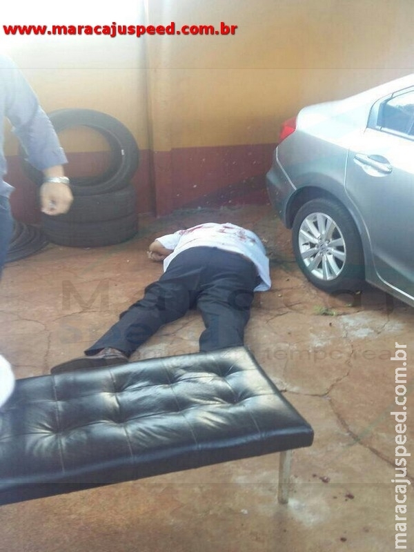 Policial Civil aposentado é executado no centro de Maracaju