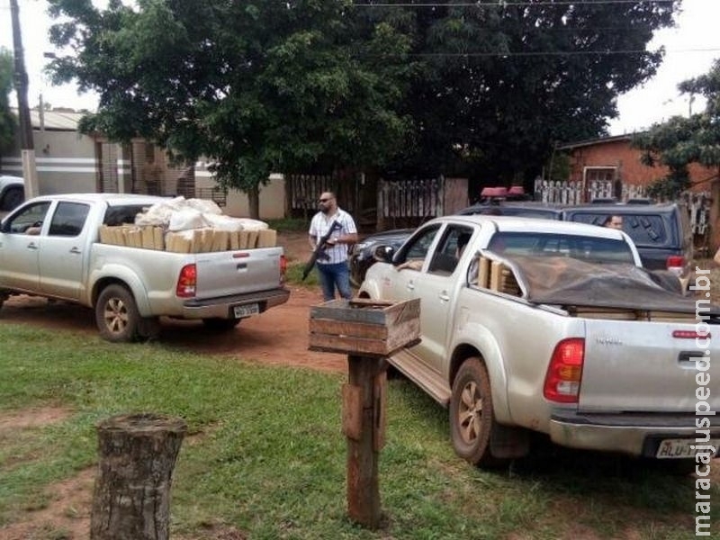 Depósito de drogas é fechado e 2 toneladas de maconha são apreendidas