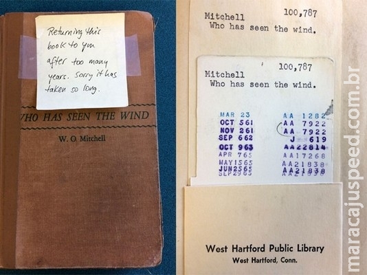 Leitor anônimo devolve livro a biblioteca com 52 anos de atraso Leitor anônimo devolve livro a biblioteca com 52 anos de atraso