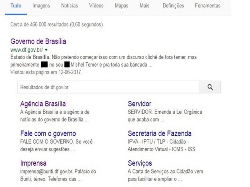 Hackers invadem sites do governo do DF e publicam ataques a Michel Temer Hackers invadem sites do governo do DF e publicam ataques a Michel Temer