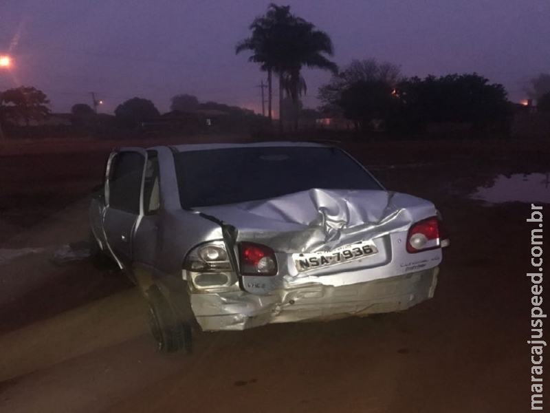 Maracaju: PRE Vista Alegre recupera veículo com queixa de roubo, após realizar acompanhamento tático e encontrar veículo abandonado