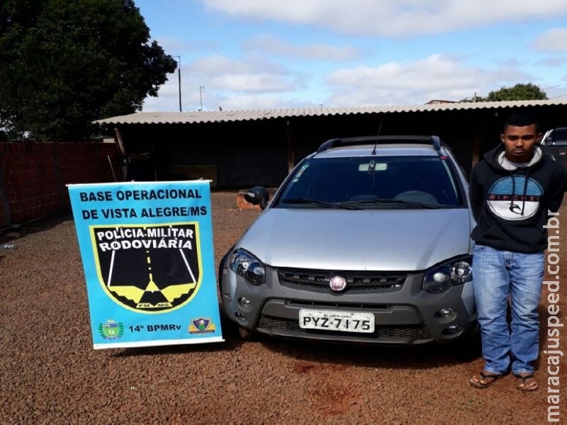 Maracaju: PRE Vista Alegre recupera veículo com queixa de roubo/furto, após realizar acompanhamento tático