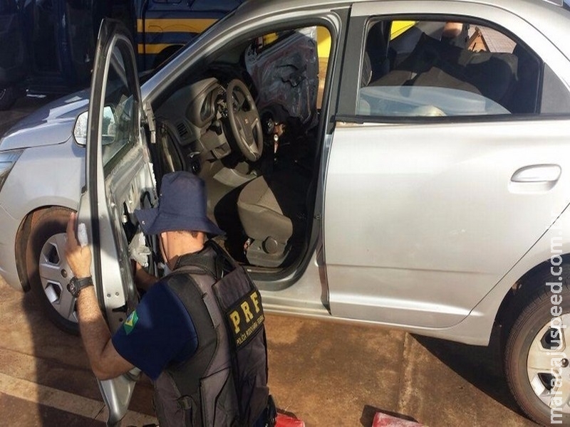 PRF prende pai e filho com carga de maconha e haxixe