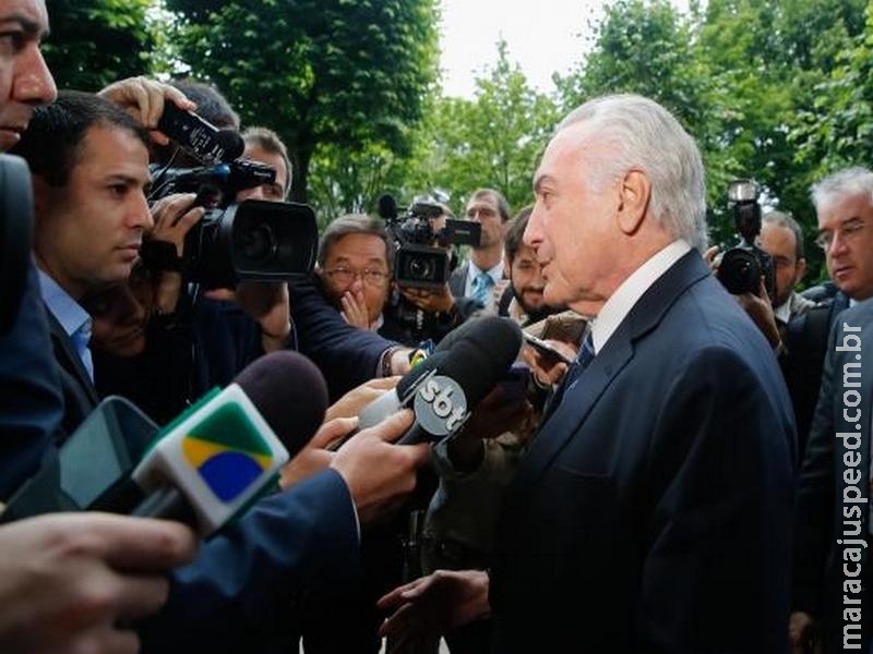 Brasil está superando a crise econômica, diz Temer na reunião do Brics Brasil está superando a crise econômica, diz Temer na reunião do Brics