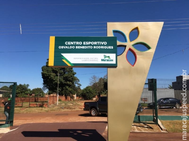 Centro Esportivo "Osvaldo Benedito Rodrigues" foi inaugurado no domingo