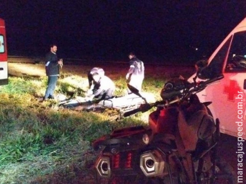 Empresário morre ao bater moto em meio-fio e ser arremessado na BR-158