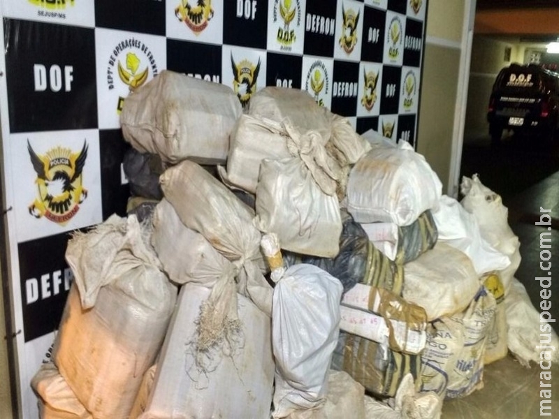 Polícia apreende quase duas toneladas de drogas no Ouro Verde