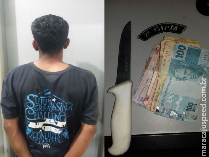 Maracaju: Ação rápida da Polícia Militar apreende adolescente infrator, após cometer assalto a Conveniência Maracaju: Ação rápida da Polícia Militar apreende adolescente infrator, após cometer assalto a Conveniência