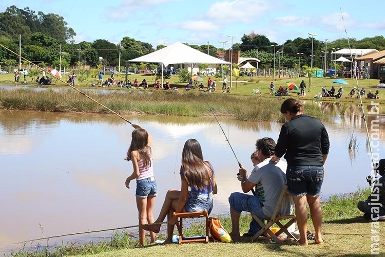 Prefeitura libera os parques para pesca no Dia dos Pais