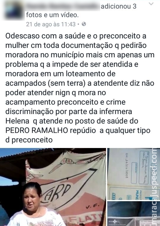 VÍDEO: moradora diz que filho não foi atendido em posto por ser VÍDEO: moradora diz que filho não foi atendido em posto por ser