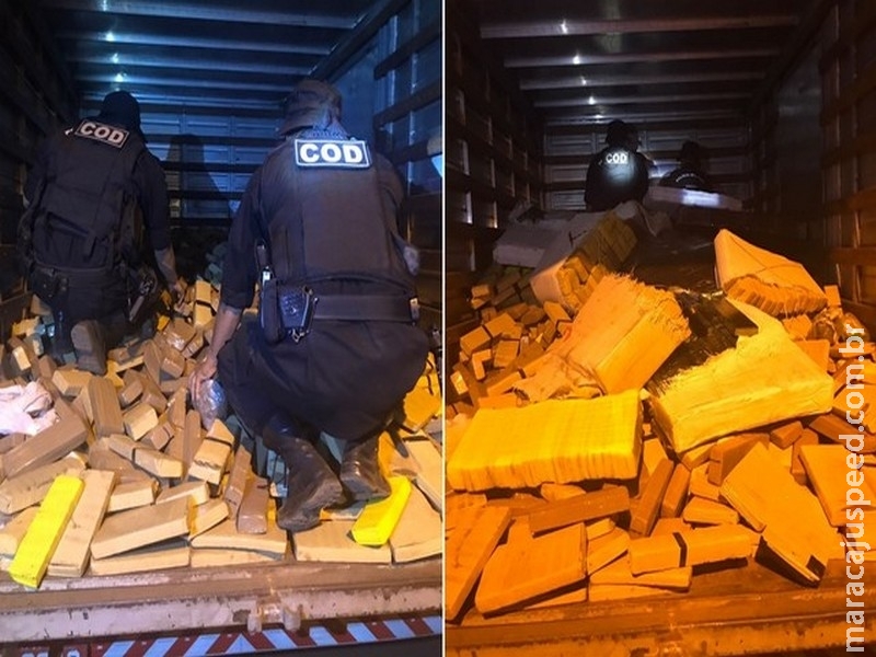 Dupla morre em tiroteio durante operação que apreendeu 3 toneladas de droga 