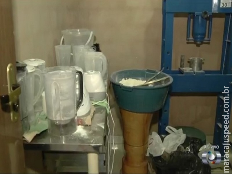 Polícia fecha laboratório de cocaína e prende suspeito de tráfico