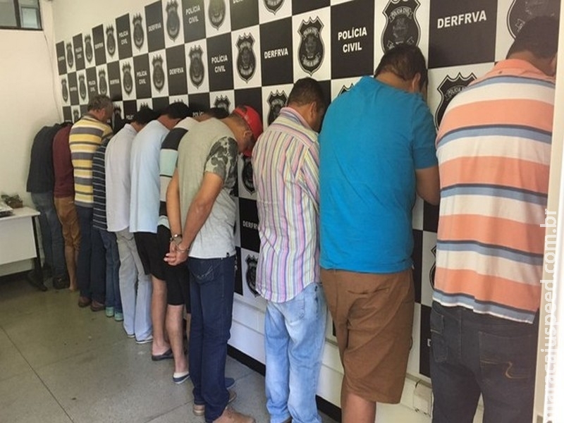 Presos 12 suspeitos de integrar grupo que falsificava documentos de veículos
