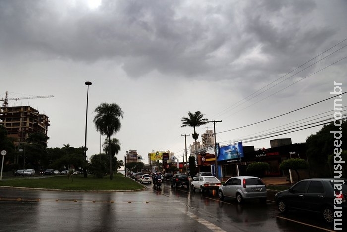 Depois de tempestade, frente fria provoca queda de temperaturas em MS Depois de tempestade, frente fria provoca queda de temperaturas em MS