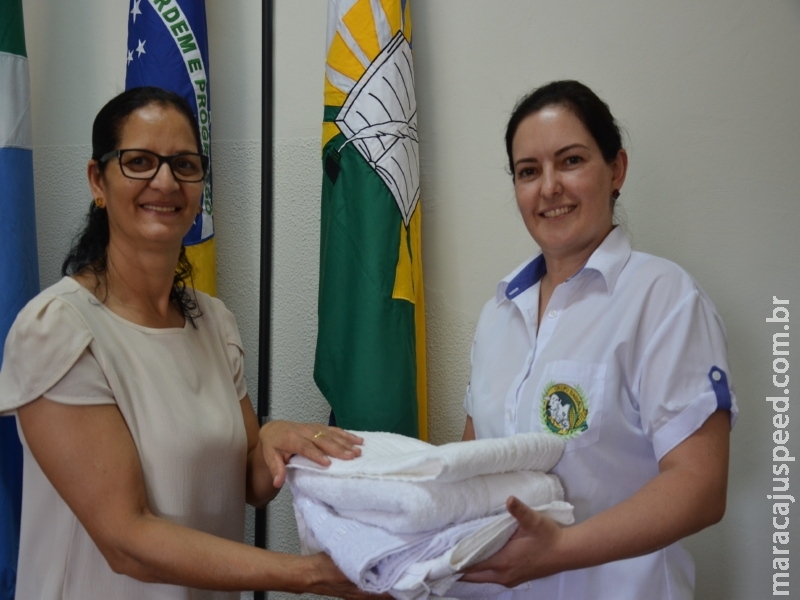 Grupo Basso doa toalha aos CIEIS em Maracaju Grupo Basso doa toalha aos CIEIS em Maracaju