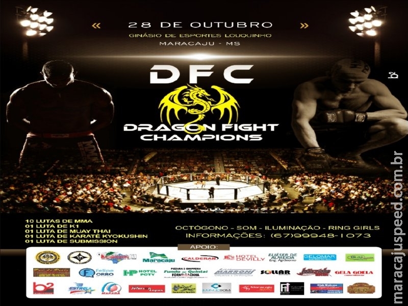 Maracaju: Evento de MMA realizado pela DFC (Dragon Fight Champions) acontece este mês Maracaju: Evento de MMA realizado pela DFC (Dragon Fight Champions) acontece este mês