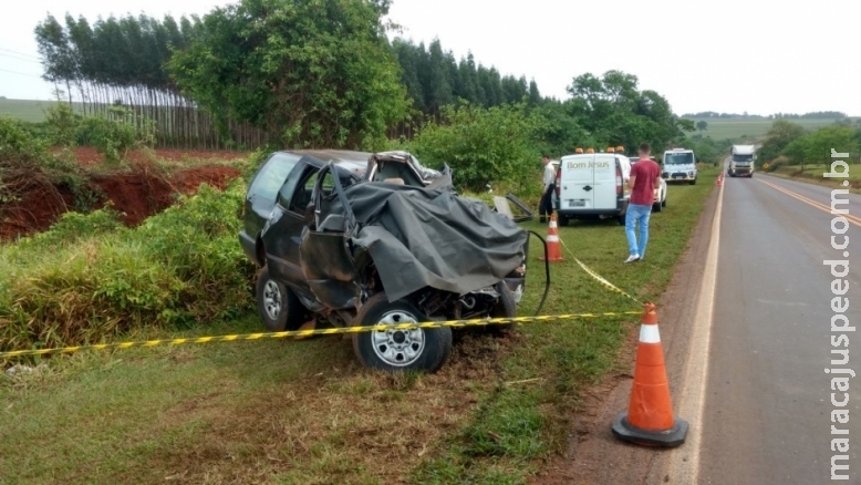 Segurança morre em colisão entre caminhonete e carreta na BR-163 Segurança morre em colisão entre caminhonete e carreta na BR-163
