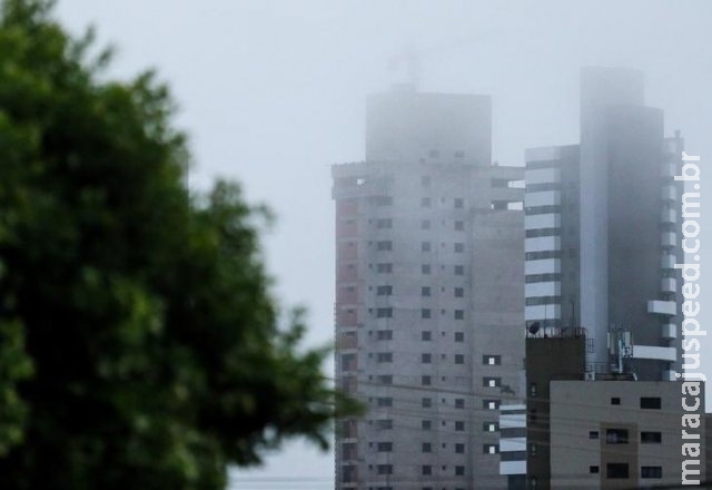 Céu amanhece carregado e previsão é de mais um dia de chuva em MS Céu amanhece carregado e previsão é de mais um dia de chuva em MS