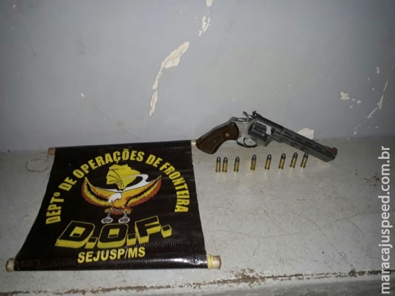DOF prende homem por Porte Ilegal de Arma de Fogo e munições DOF prende homem por Porte Ilegal de Arma de Fogo e munições