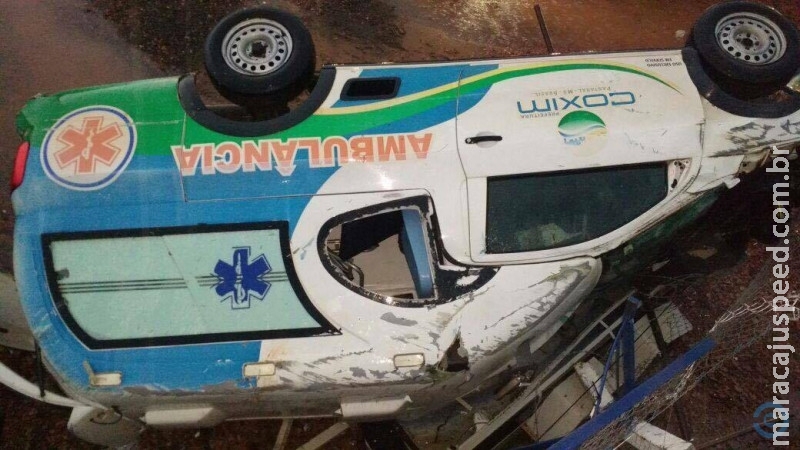 Esposa de paciente morto em acidente com ambulância está em estado grave