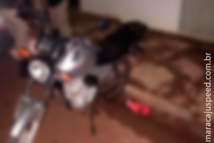 Homem é agredido a pauladas durante roubo de motocicleta no Aero Rancho