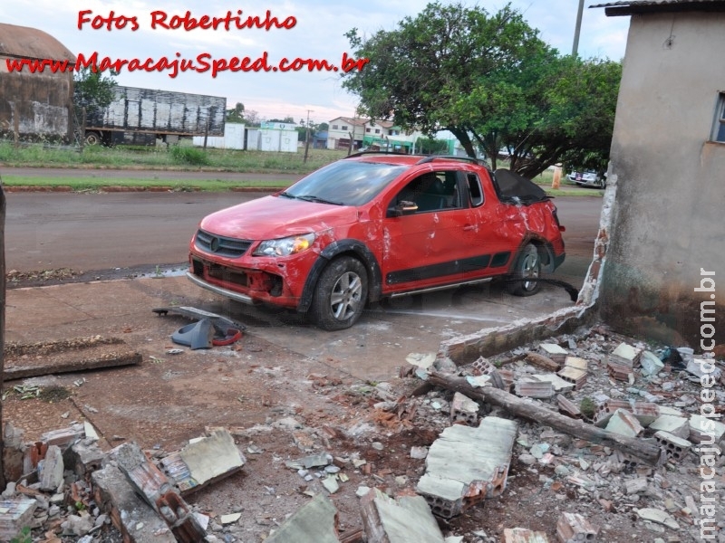 Maracaju: Tampa de bueiro da empresa Sanesul ocasiona acidente na Av. Marechal Deodoro da fonseca
