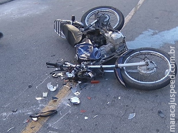 Motociclista morre após colidir contra ciclista embriagado na BR-163